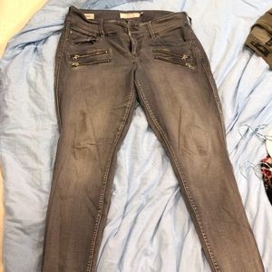 Grey skinny jeans